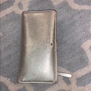 Kate Spade Wallet Gold Shimmer